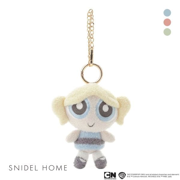 スナイデルホーム パワーパフ ガールズ ニットチャーム The Powerpuff Girls SNIDEL HOME