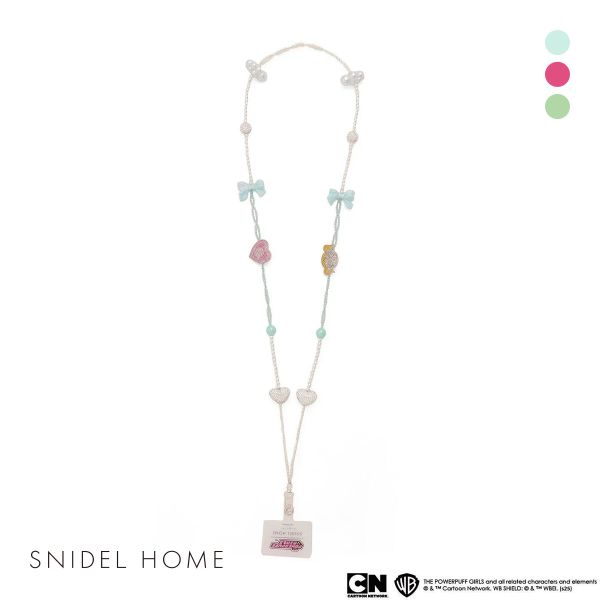 スナイデルホーム パワーパフ ガールズ スマホショルダーストラップ The Powerpuff Girls SNIDEL HOME