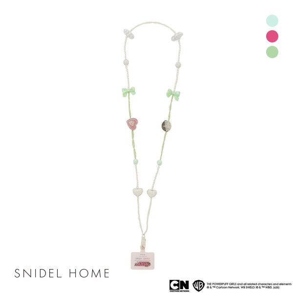 スナイデルホーム パワーパフ ガールズ スマホショルダーストラップ The Powerpuff Girls SNIDEL HOME
