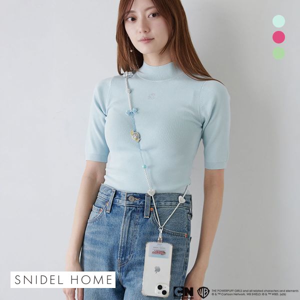 スナイデルホーム パワーパフ ガールズ スマホショルダーストラップ The Powerpuff Girls SNIDEL HOME スナイデルホーム パワーパフ ガールズ スマホショルダーストラップ The Powerpuff Girls SNIDEL HOME