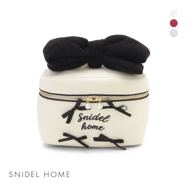 スナイデルホーム リボンバニティポーチ SNIDEL HOME