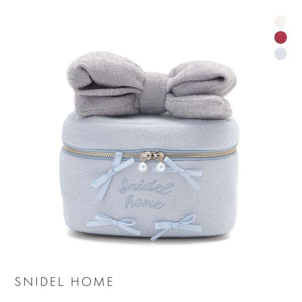 スナイデルホーム リボンバニティポーチ SNIDEL HOME