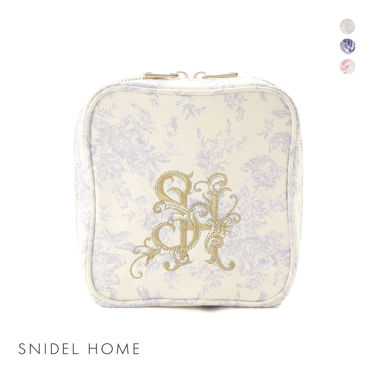 スナイデルホーム ブライト柄ポーチ SNIDEL HOME(YE-イエロー-Free)
