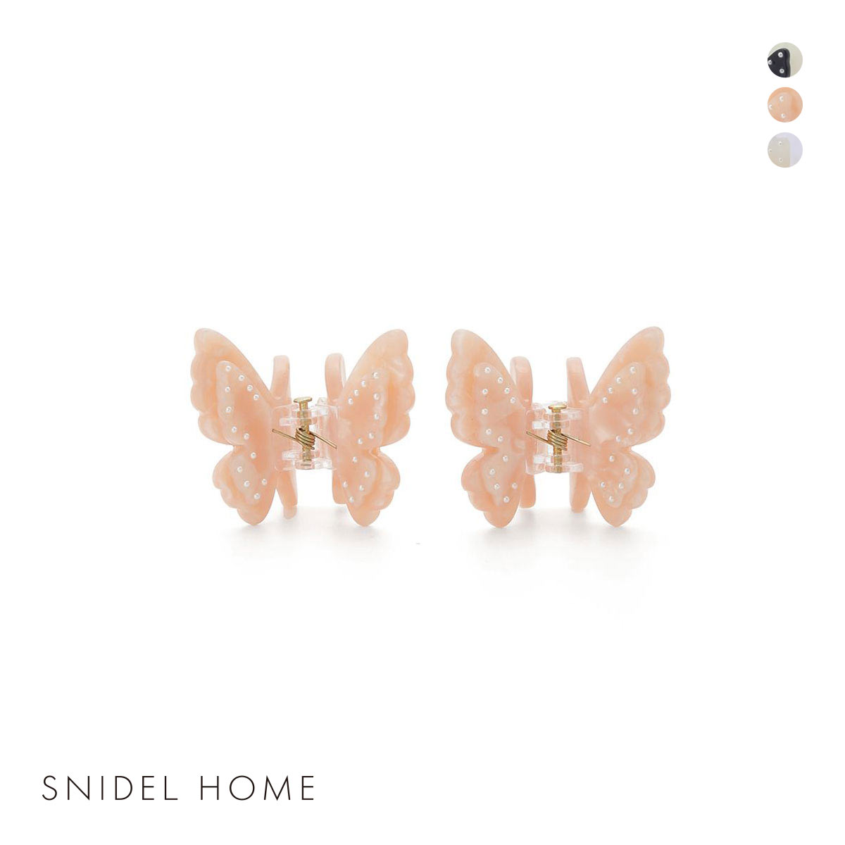 スナイデルホーム バタフライミニピンセット SNIDEL HOME(PI-ピンク-Free)