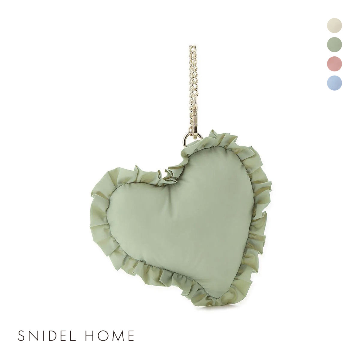 スナイデルホーム パフハートポーチ SNIDEL HOME(MI-ミント-Free)