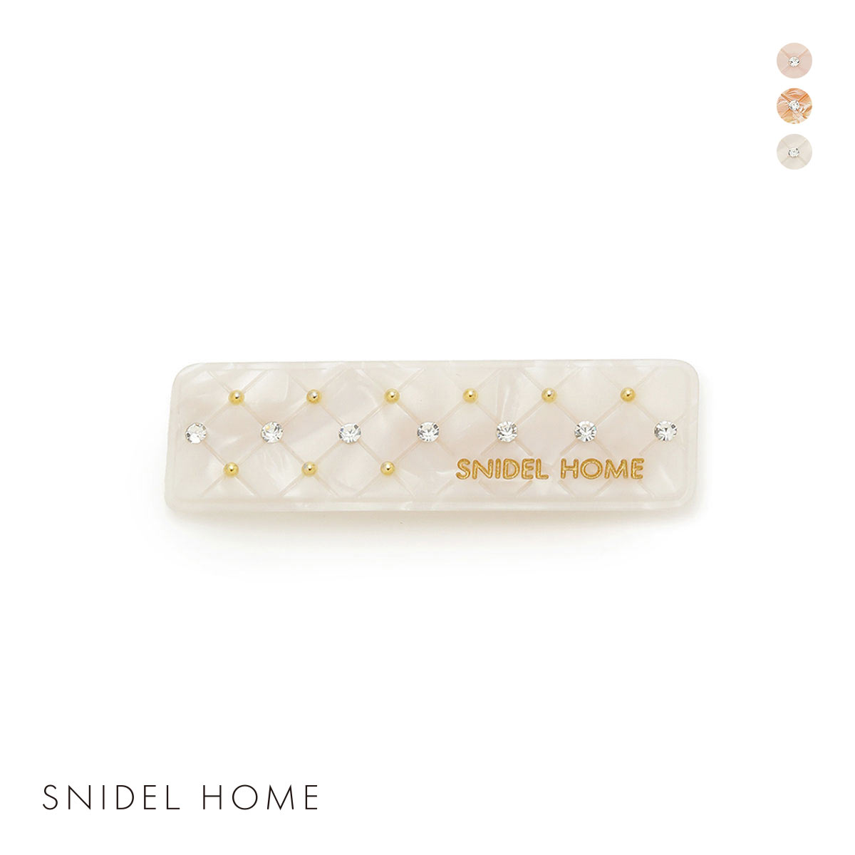 スナイデルホーム ビジューヘアピン  SNIDEL HOME(IV-アイボリー-Free)