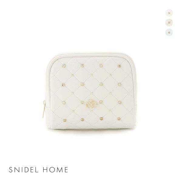 スナイデルホーム ビジューキルティングポーチ SNIDEL HOME