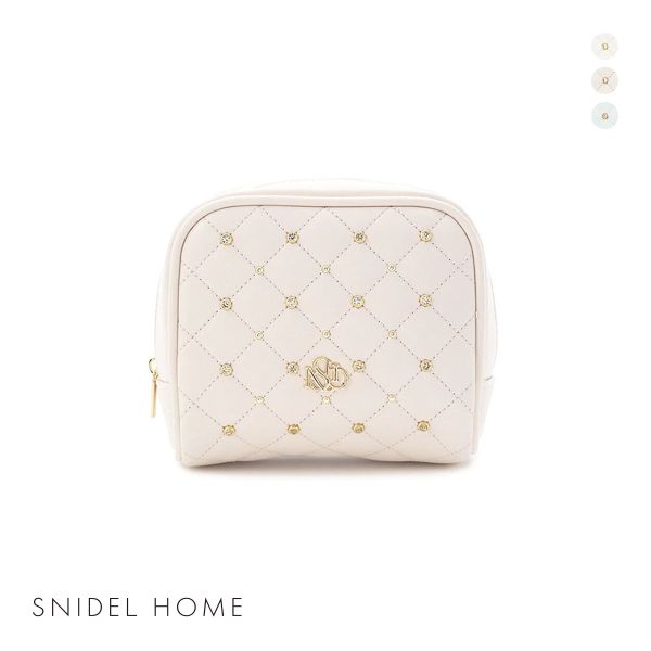 スナイデルホーム ビジューキルティングポーチ SNIDEL HOME
