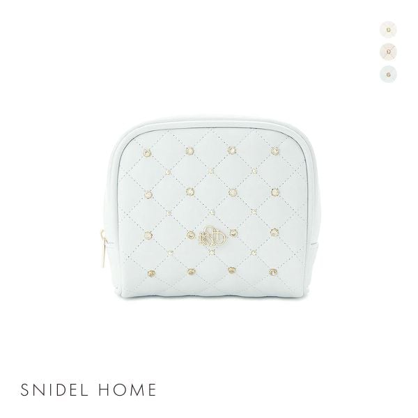 スナイデルホーム ビジューキルティングポーチ SNIDEL HOME