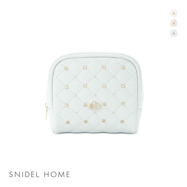 スナイデルホーム ビジューキルティングポーチ SNIDEL HOME