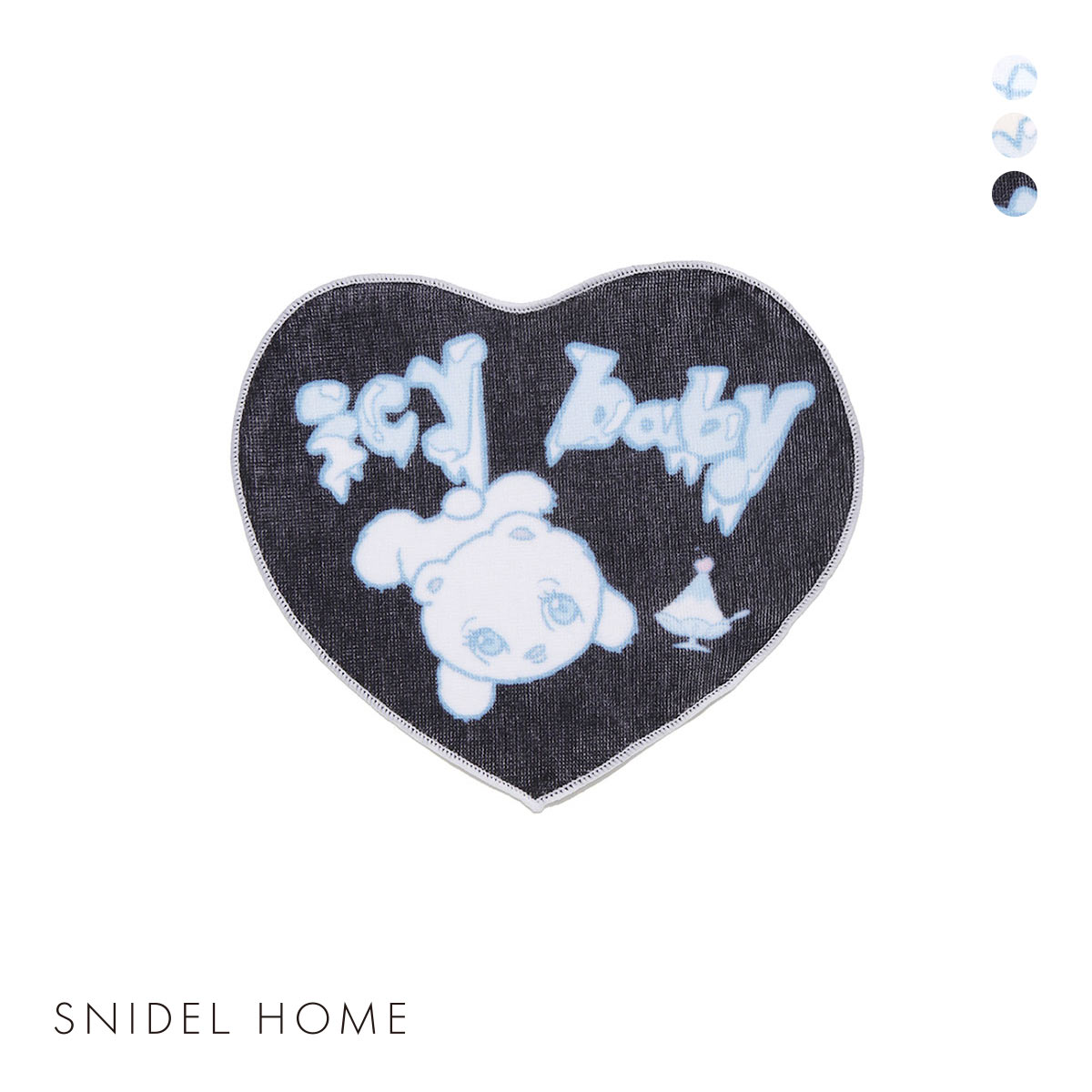 スナイデルホーム icy baby ハートハンドタオル SNIDEL HOME(NV-ネイビー-Free)