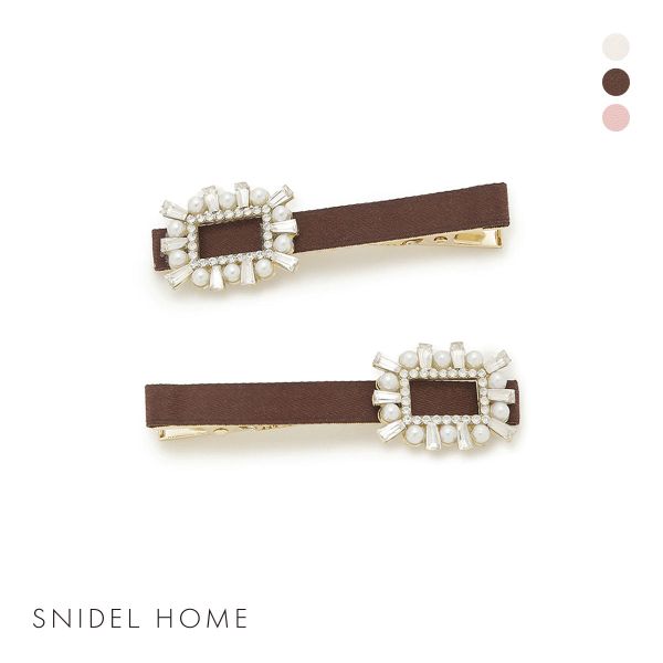 スナイデルホーム ビジューヘアクリップ SNIDEL HOME