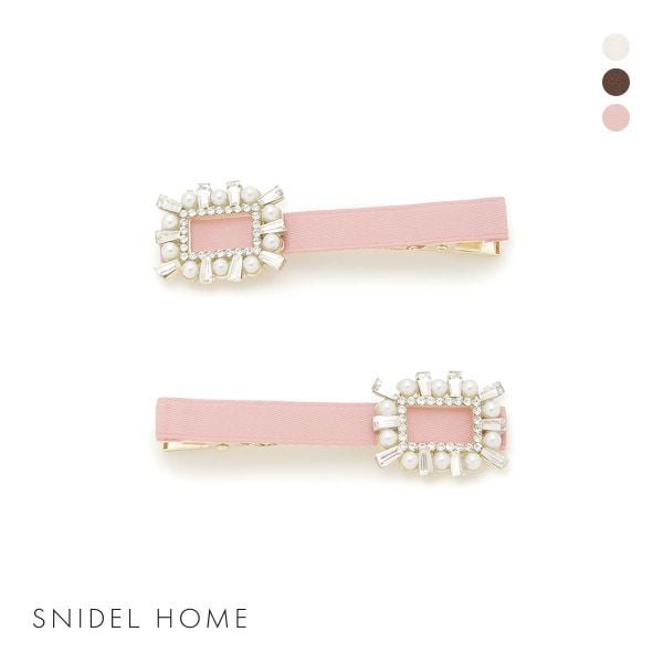 スナイデルホーム ビジューヘアクリップ SNIDEL HOME