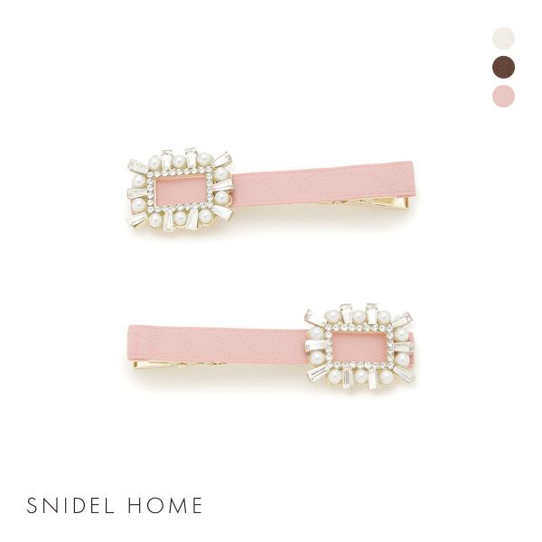 スナイデルホーム ビジューヘアクリップ SNIDEL HOME