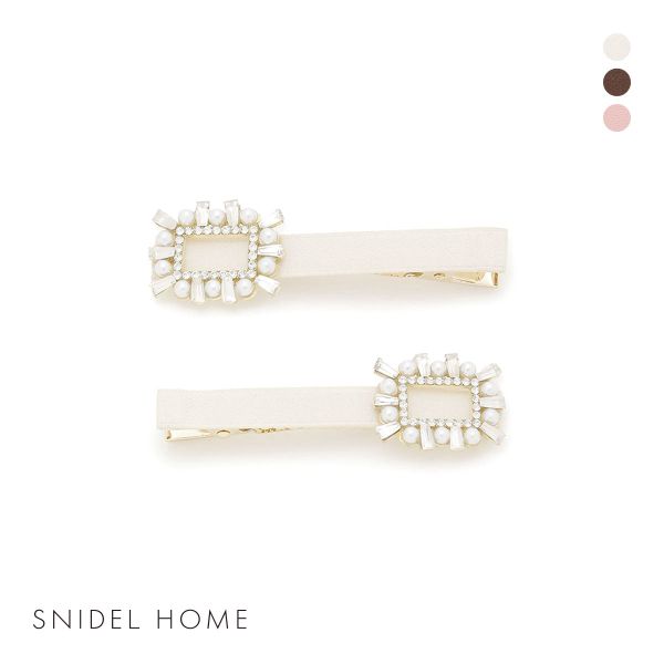 スナイデルホーム ビジューヘアクリップ SNIDEL HOME