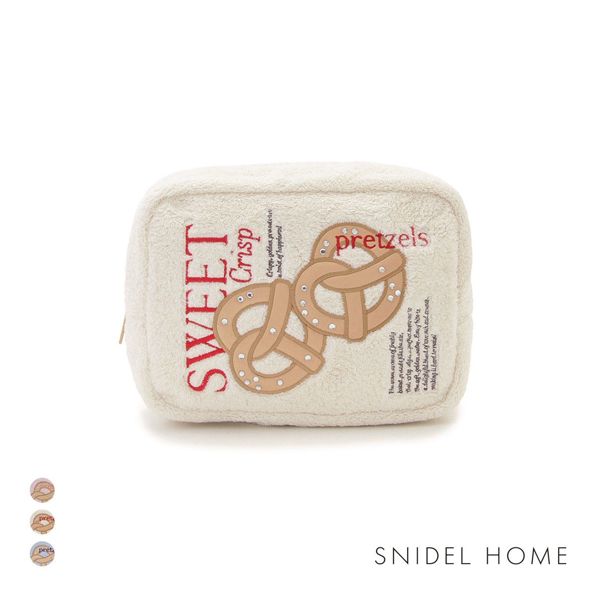 スナイデルホーム プレッツェルモチーフポーチ SNIDEL HOME(IV-アイボリー-Free)