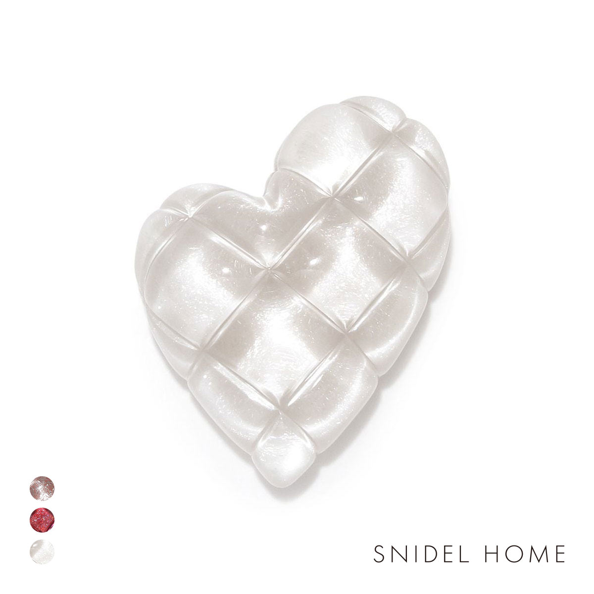 スナイデルホーム キルティングハート スマホグリップ SNIDEL HOME(WH-ホワイト-Free)