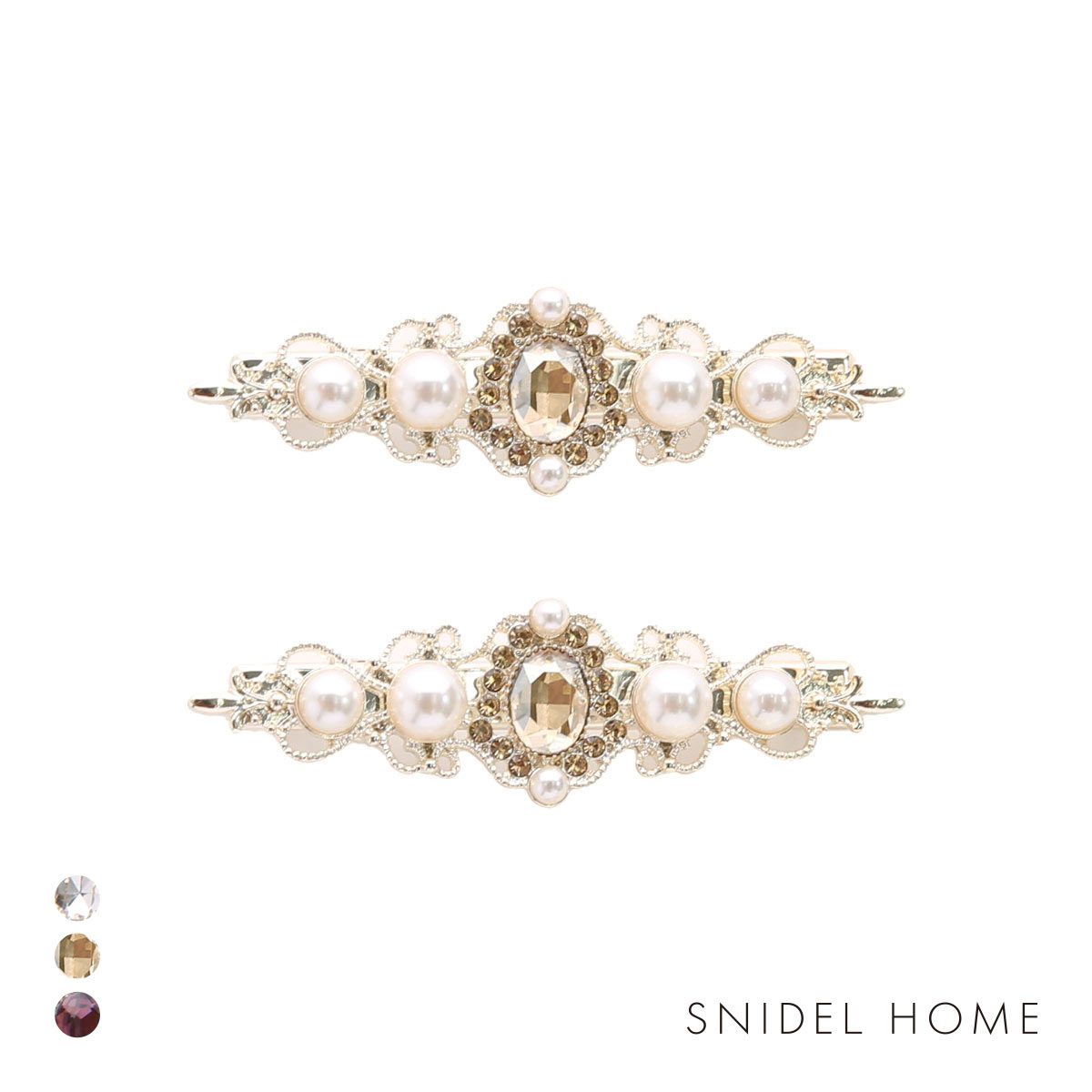 スナイデルホーム ビジューヘアピン SNIDEL HOME(GL-ゴールド-Free)