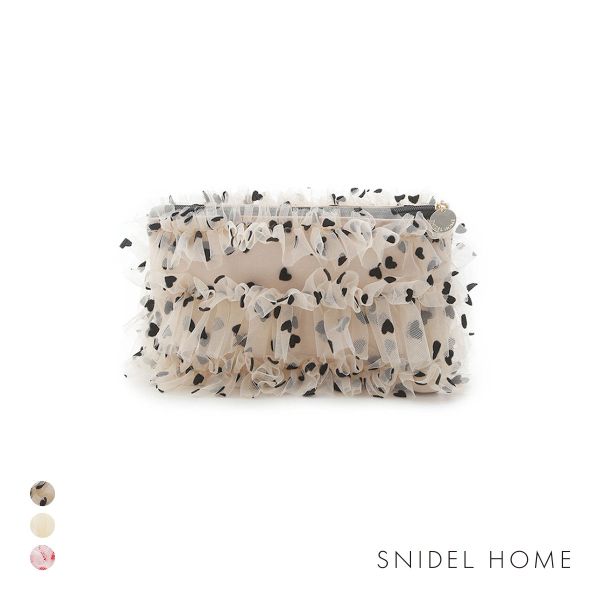 スナイデルホーム ハートチュールポーチ SNIDEL HOME