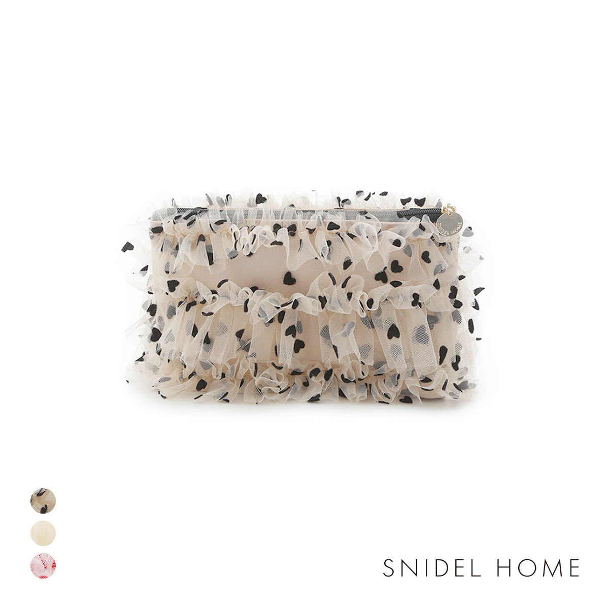 スナイデルホーム ハートチュールポーチ SNIDEL HOME(BE-ベージュ-Free)