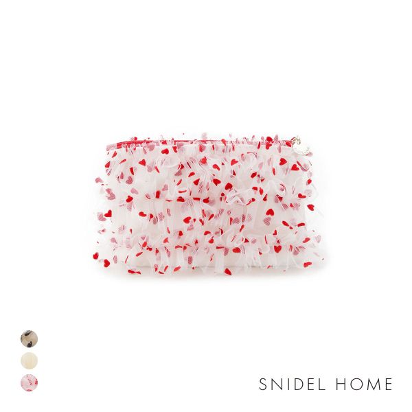 スナイデルホーム ハートチュールポーチ SNIDEL HOME