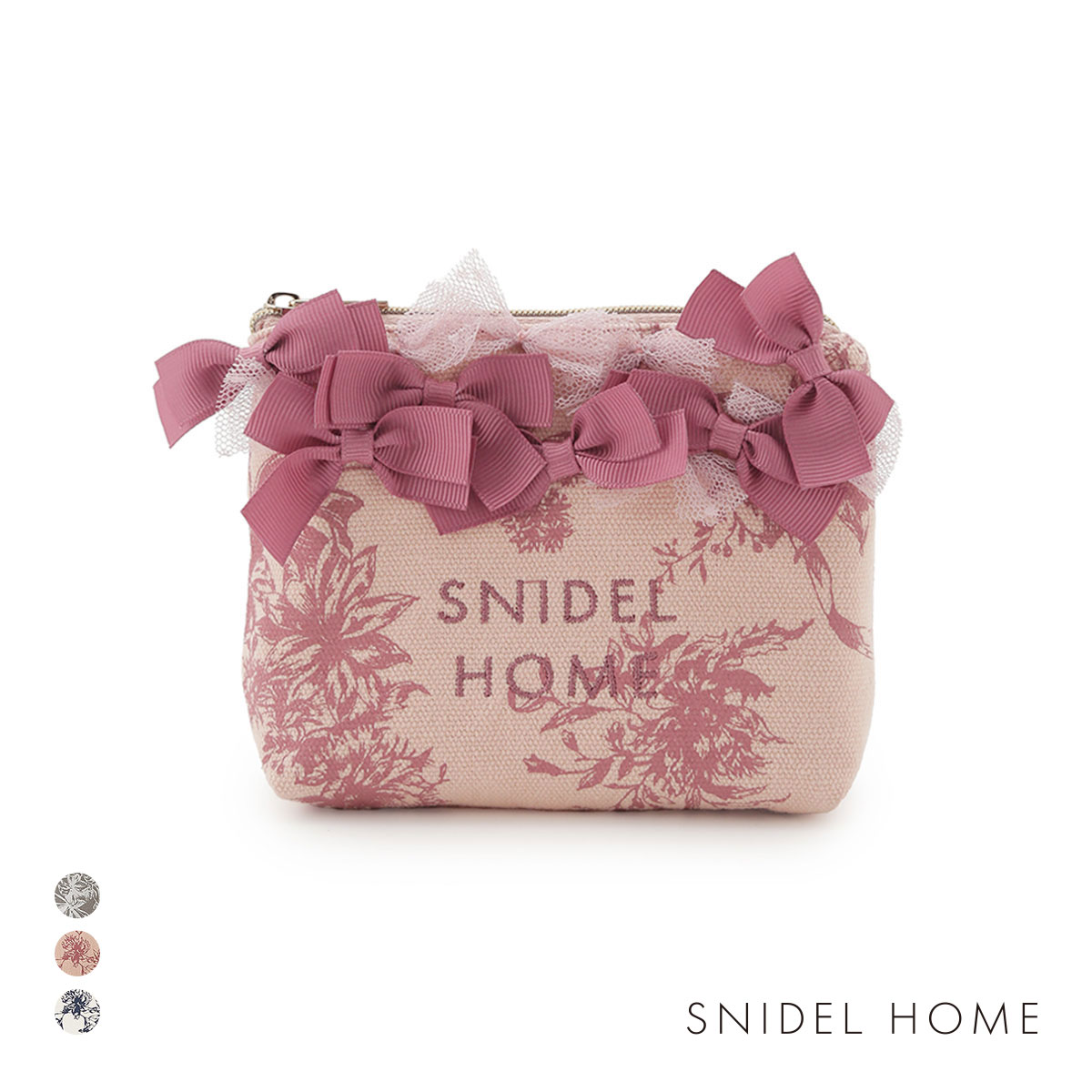 スナイデルホーム 5th Anniversary リボンポーチ SNIDEL HOME(PI-ピンク-Free)
