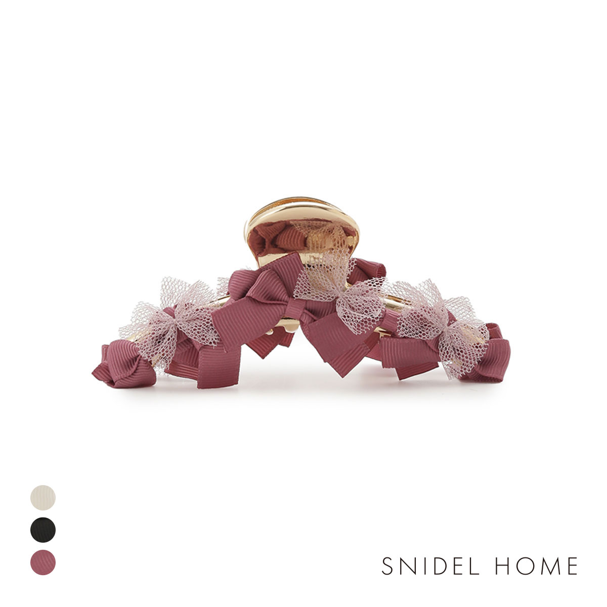 スナイデルホーム 5th Anniversary ボリュームリボンバンス SNIDEL HOME(PI-ピンク-Free)