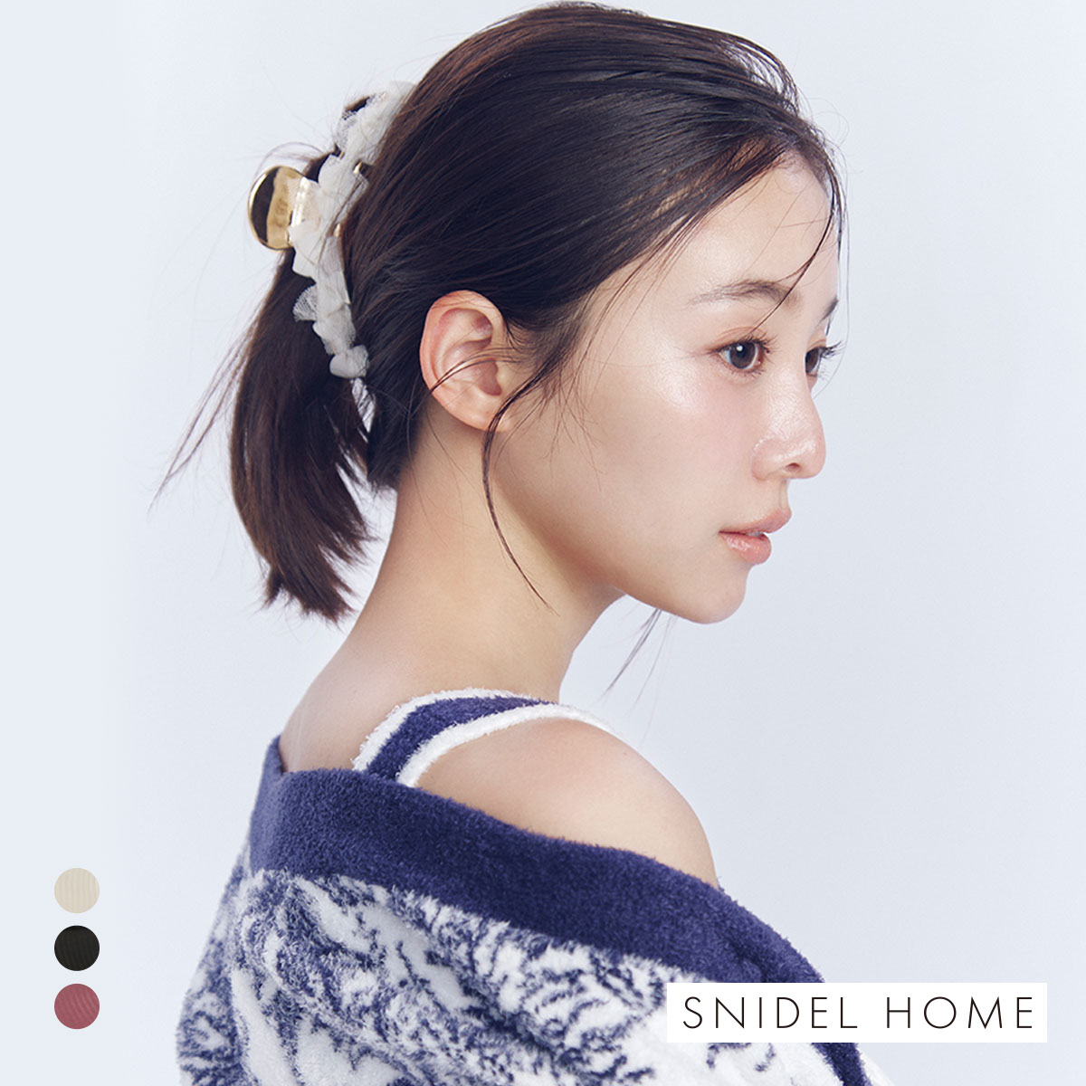 スナイデルホーム 5th Anniversary ボリュームリボンバンス SNIDEL HOME