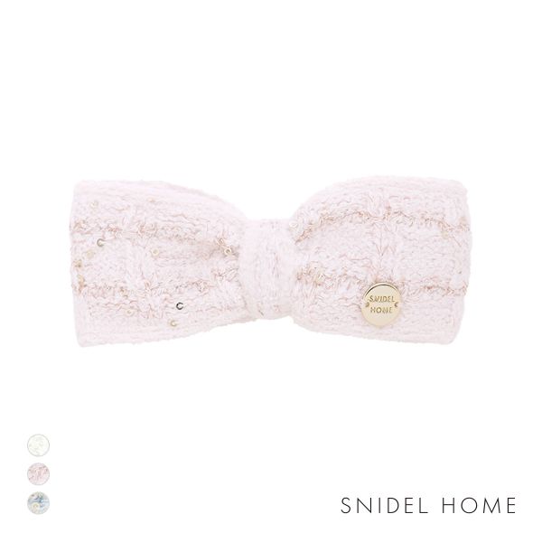 スナイデルホーム ラメニットリボンピン SNIDEL HOME