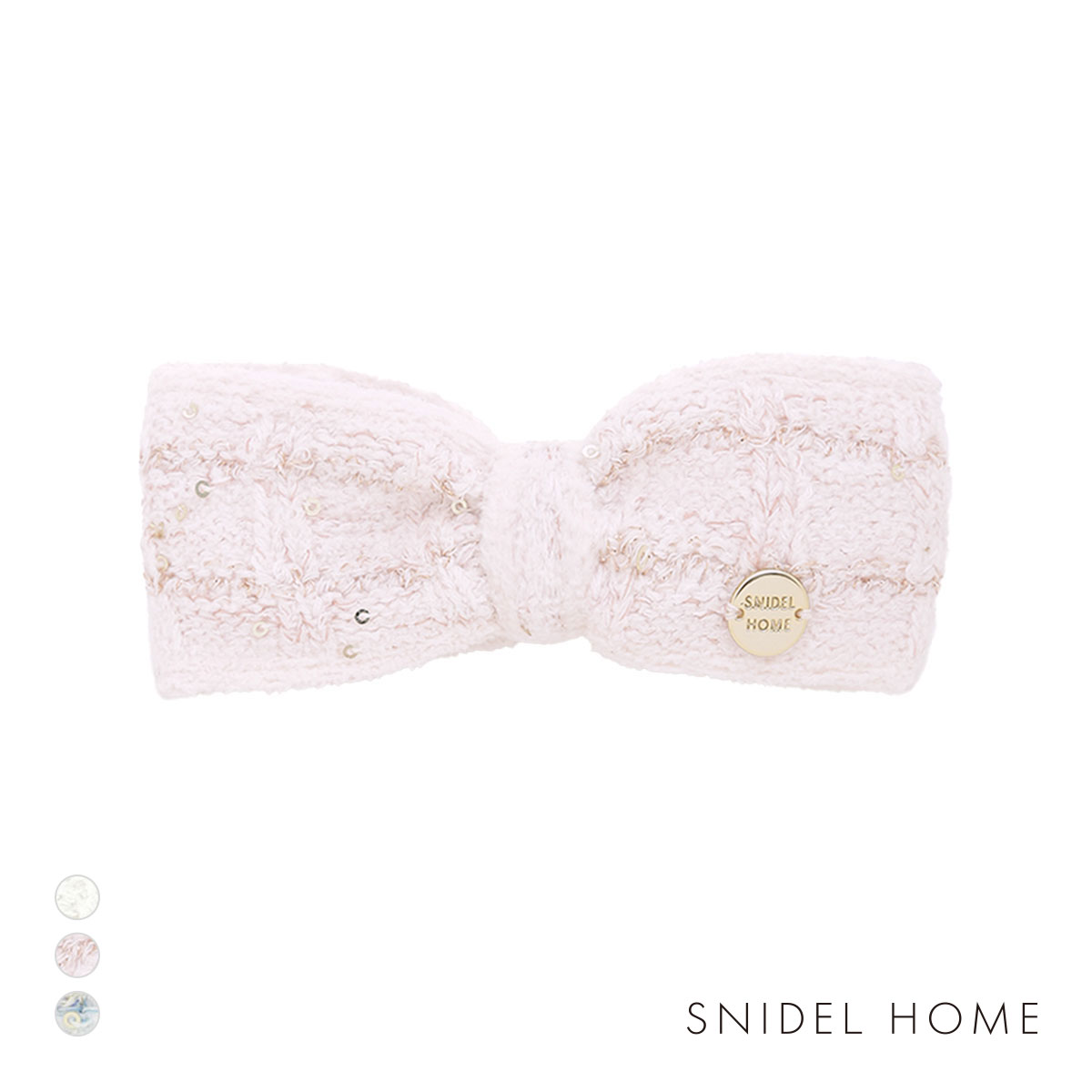 スナイデルホーム ラメニットリボンピン SNIDEL HOME(PI-ピンク-Free)