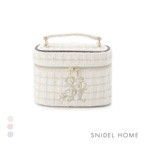 スナイデルホーム ラメニットバニティポーチ SNIDEL HOME