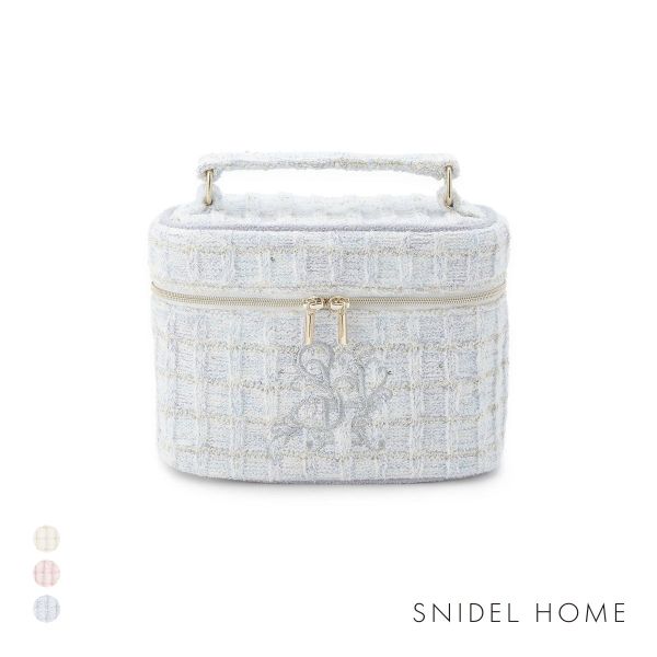 スナイデルホーム ラメニットバニティポーチ SNIDEL HOME