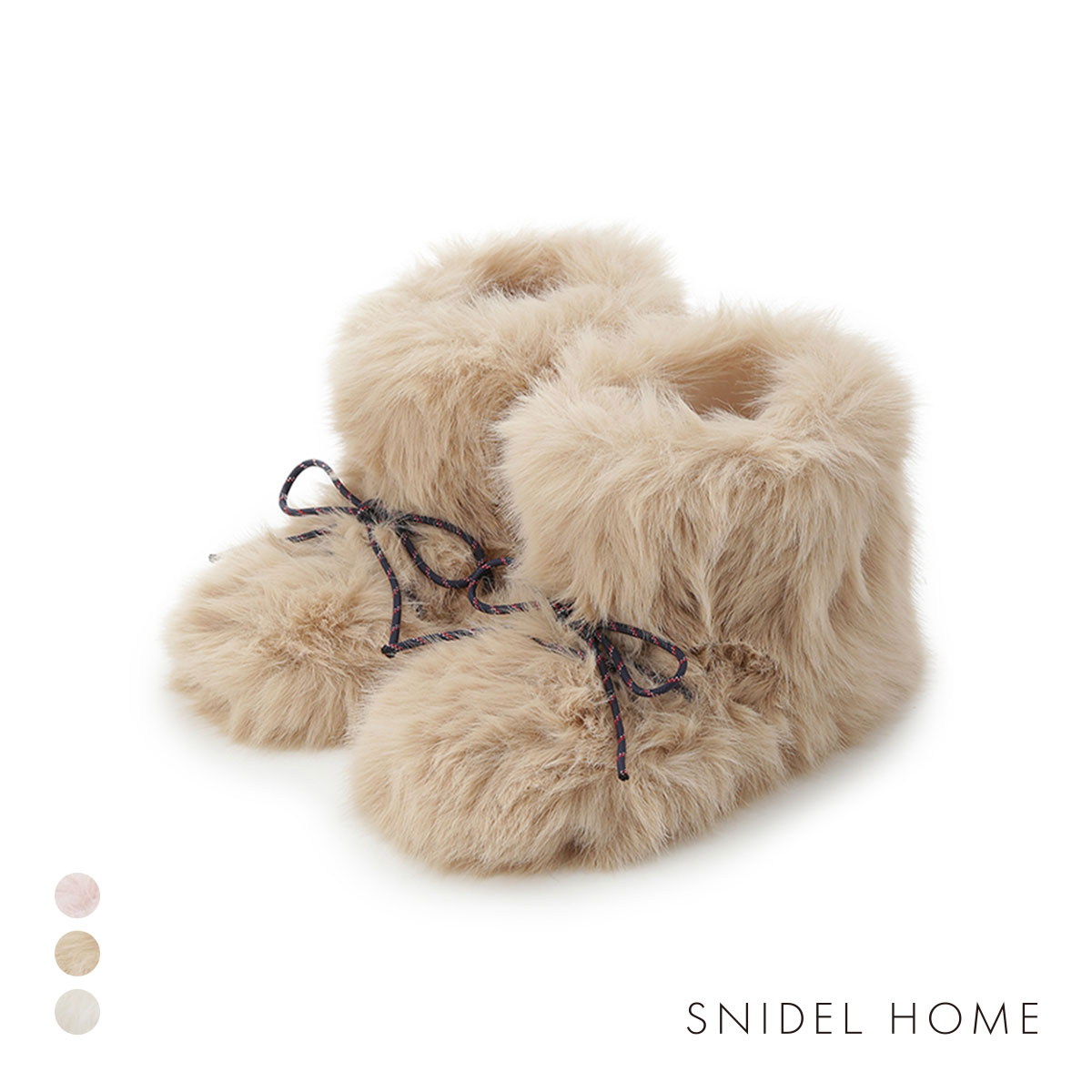 スナイデルホーム ファー ブーツスリッパ SNIDEL HOME(BE-ベージュ-Free)