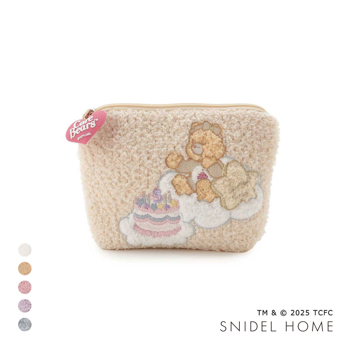 スナイデルホーム Care Bears(TM) ニットポーチ ケアベア SNIDEL HOME(OR-オレンジ-Free)