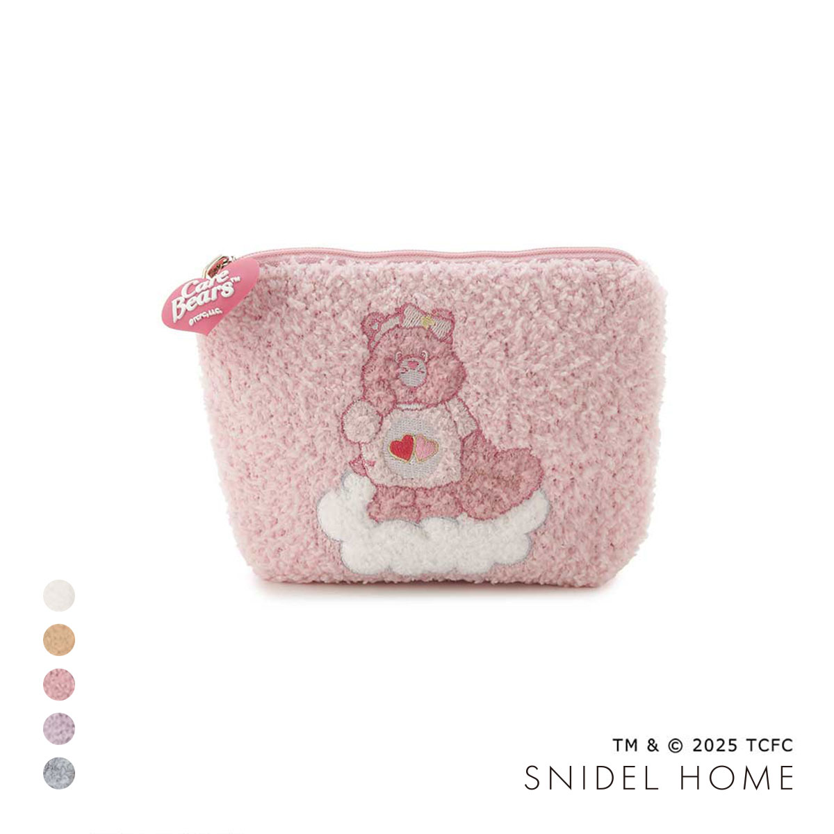 スナイデルホーム Care Bears(TM) ニットポーチ ケアベア SNIDEL HOME(LPI-薄ピンク-Free)