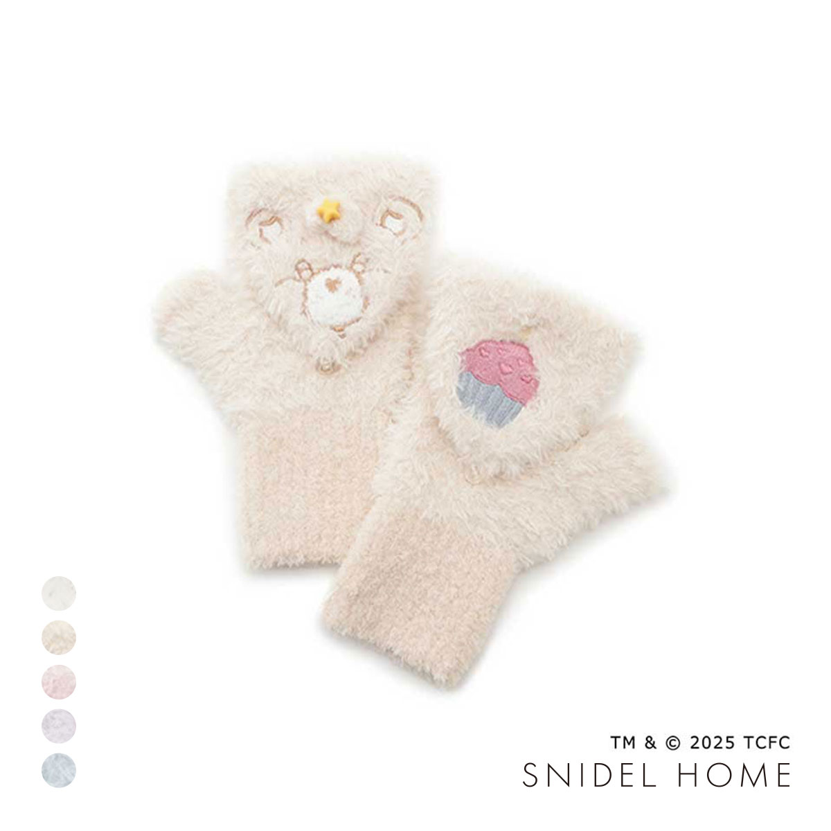 スナイデルホーム Care Bears(TM) ニットミトン　ケアベア SNIDEL HOME(OR-オレンジ-Free)