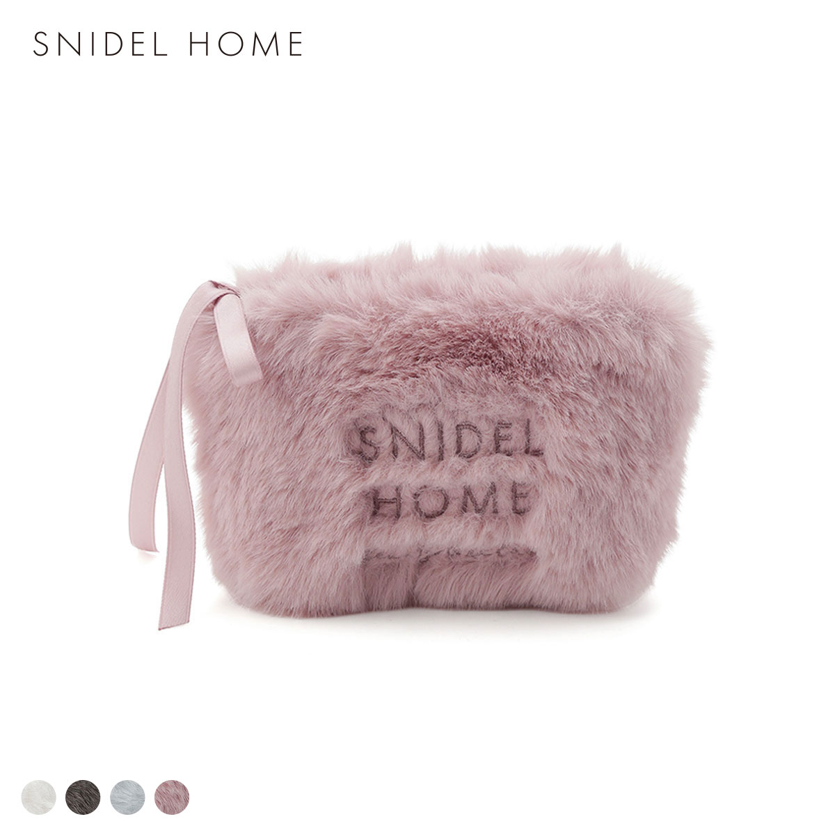スナイデルホーム ファーポーチ SNIDEL HOME(PI-ピンク-Free)