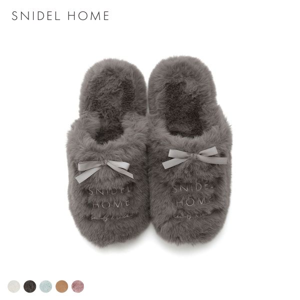 スナイデルホーム レディース ファースリッパ SNIDEL HOME