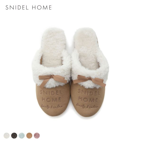 スナイデルホーム レディース ファースリッパ SNIDEL HOME