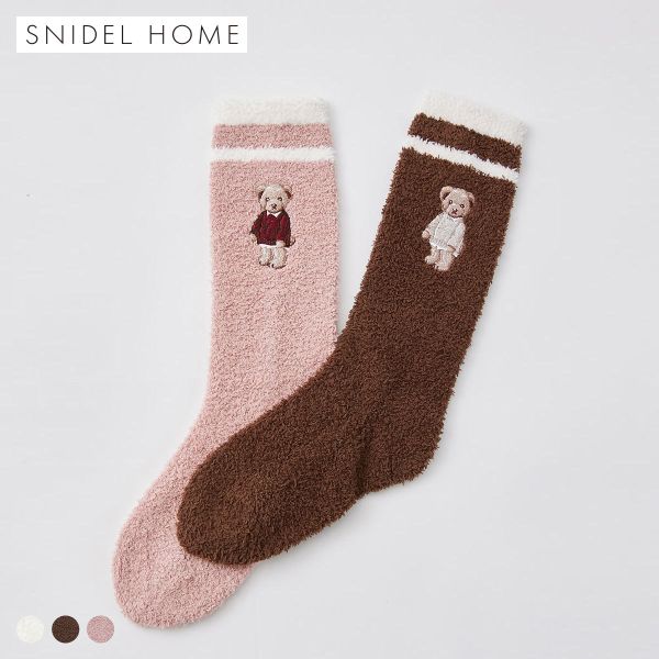 スナイデルホーム Bearニットソックス SNIDEL HOME