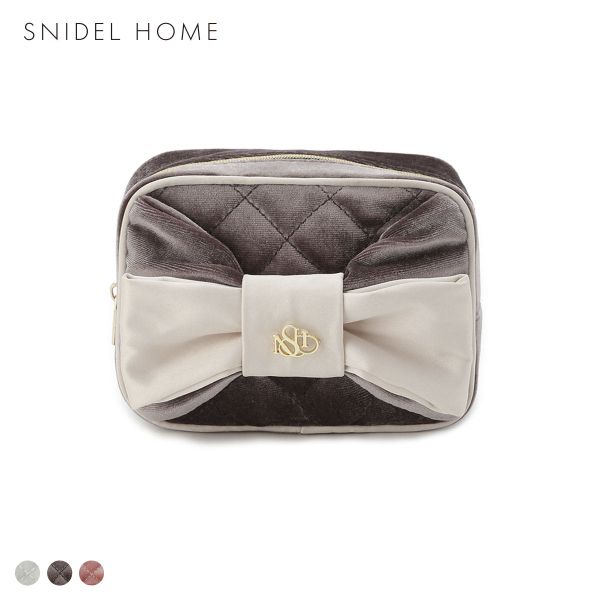 スナイデルホーム ベロアリボンポーチ SNIDEL HOME