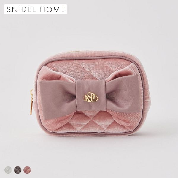 スナイデルホーム ベロアリボンポーチ SNIDEL HOME