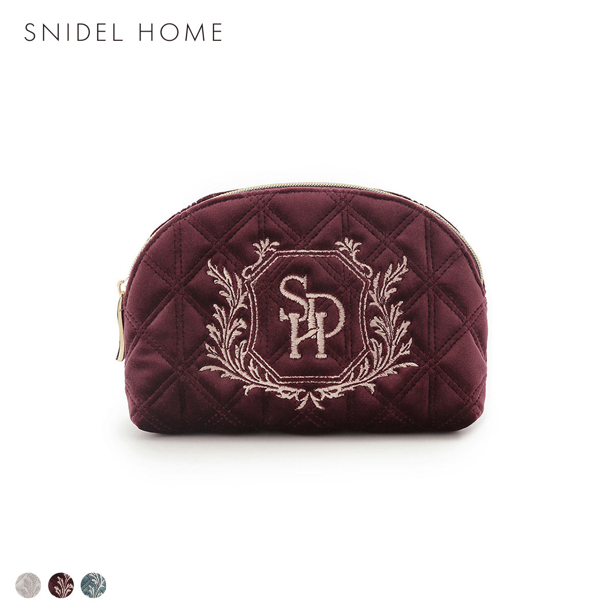 スナイデルホーム ベロアラウンドポーチ SNIDEL HOME(WI-ワイン-Free)