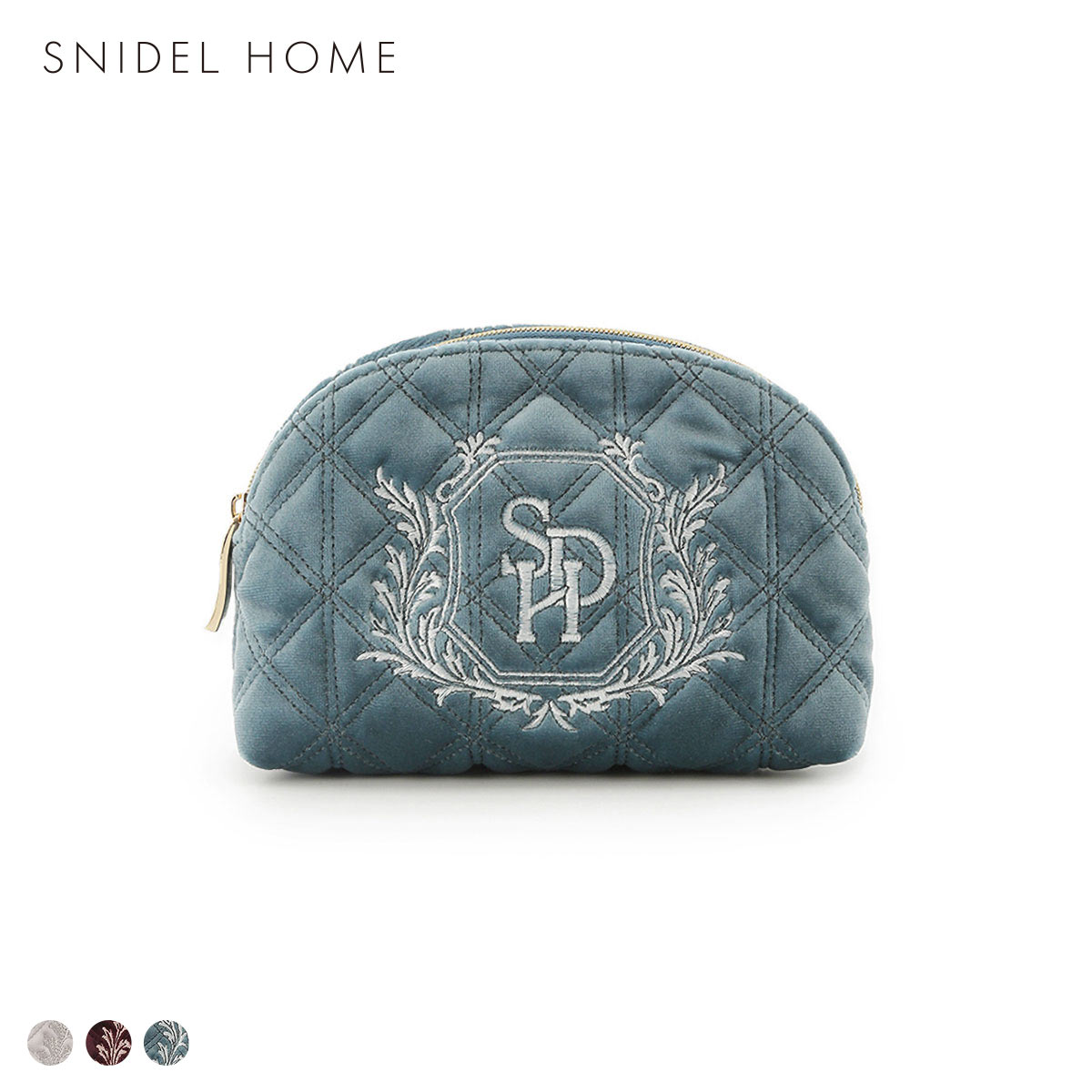 スナイデルホーム ベロアラウンドポーチ SNIDEL HOME(TU-ターコイズ-Free)