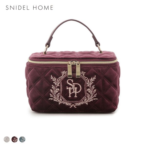 スナイデルホーム ベロアバニティポーチ SNIDEL HOME