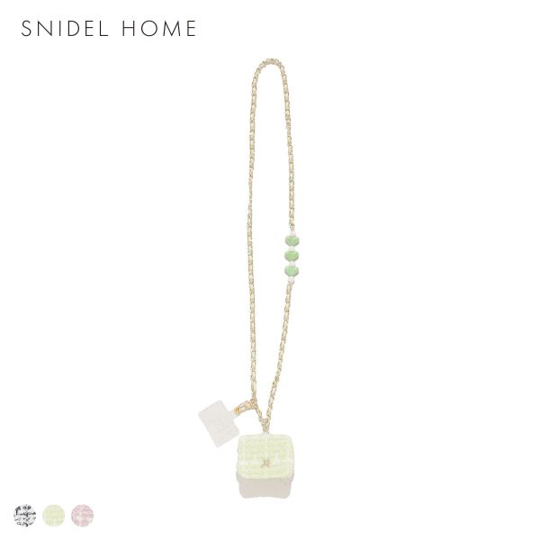 スナイデルホーム ツイードミニチャームストラップ SNIDEL HOME