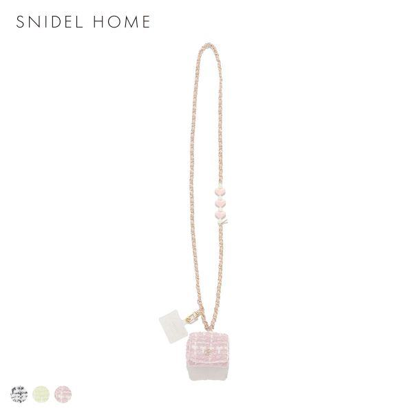スナイデルホーム ツイードミニチャームストラップ SNIDEL HOME