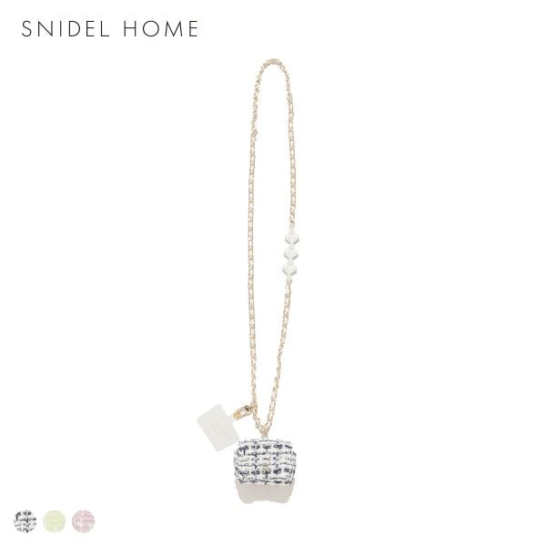 スナイデルホーム ツイードミニチャームストラップ SNIDEL HOME