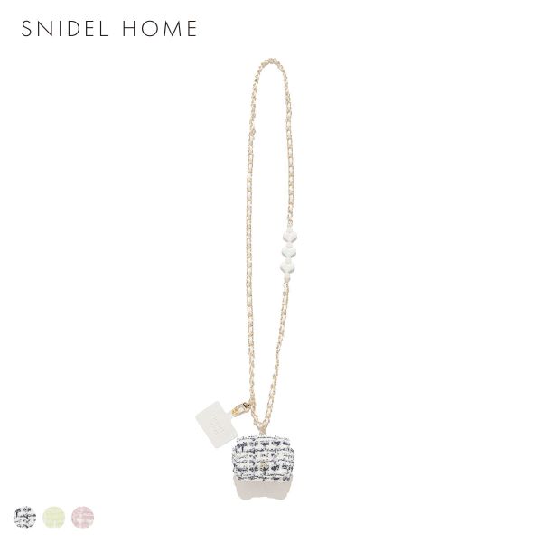 スナイデルホーム ツイードミニチャームストラップ SNIDEL HOME