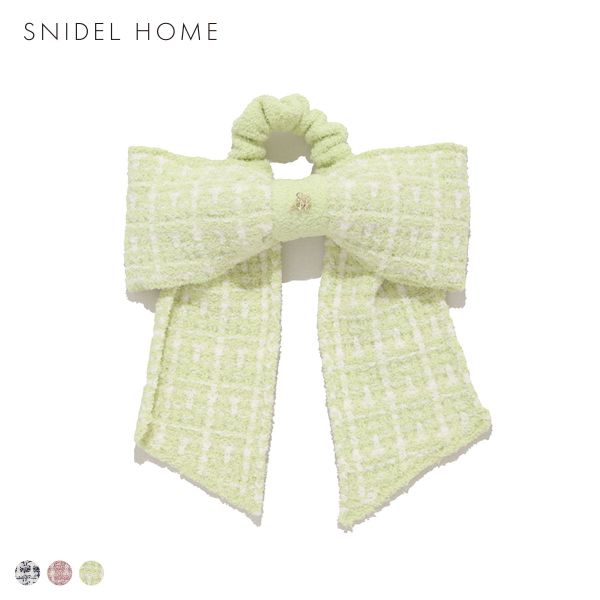 スナイデルホーム ツイードリボンニットシュシュ SNIDEL HOME